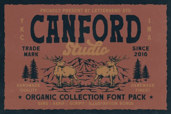 Canford Trio: A Font Pack for Authentic Branding