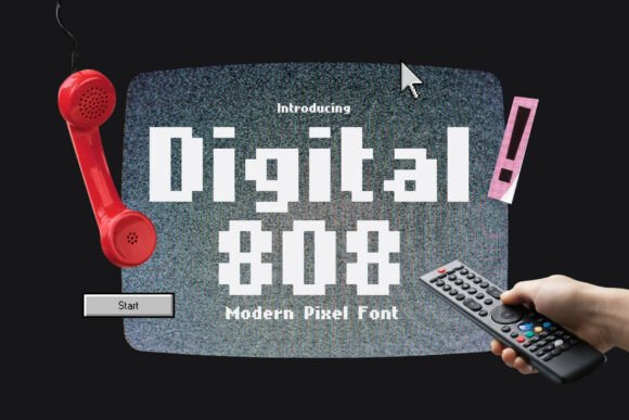 Digital 808: A Strategic Guide to Leveraging Modern Pixel Typography