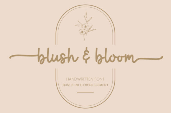 Discover Blush Bloom: The Elegant Script Font