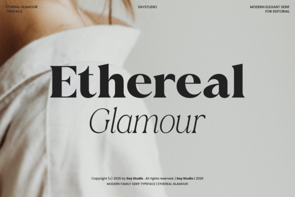 Ethereal Glamor: The Typeface Redefining Elegant Design
