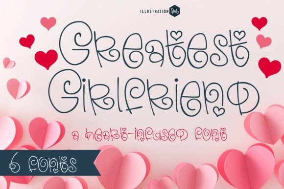 Greatest Girlfriend: A Swirly, Girly, Joyful Font for Creative Projects