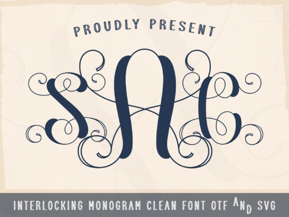 Interlocking Vine: The Art of Flowing Typography in Modern Design