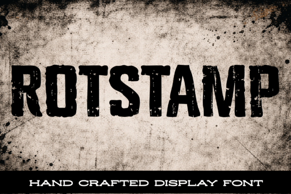 Rotstamp: Unleashing Raw, Distressed Typography