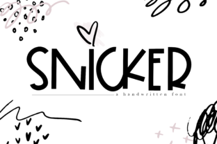 Snicker: A Creative Display Font with Quirky Charm