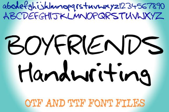 The Intimate Charm of Boyfriends Handwriting: Why Authentic Script Fonts Matter