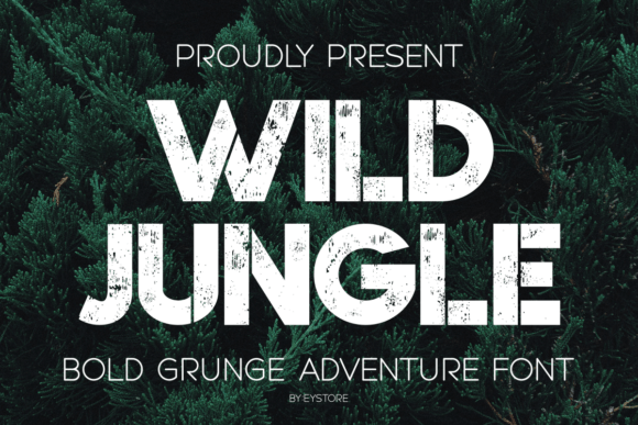 Wild Jungle: Command Attention with Rugged Typography