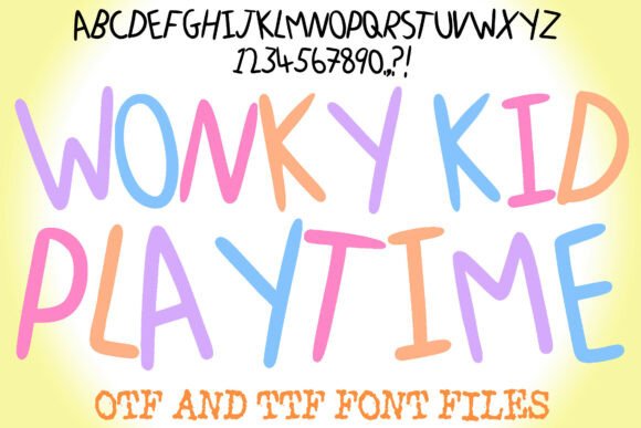 Wonky Kid Playtime: A Strategic Approach to Authentic Hand-Drawn Typography