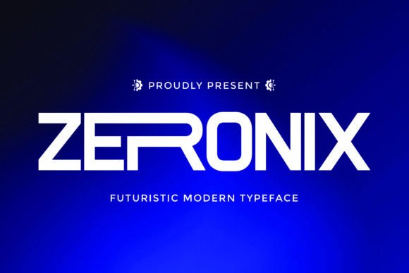 Zeronix: A Modern Typeface for a High-Tech Future